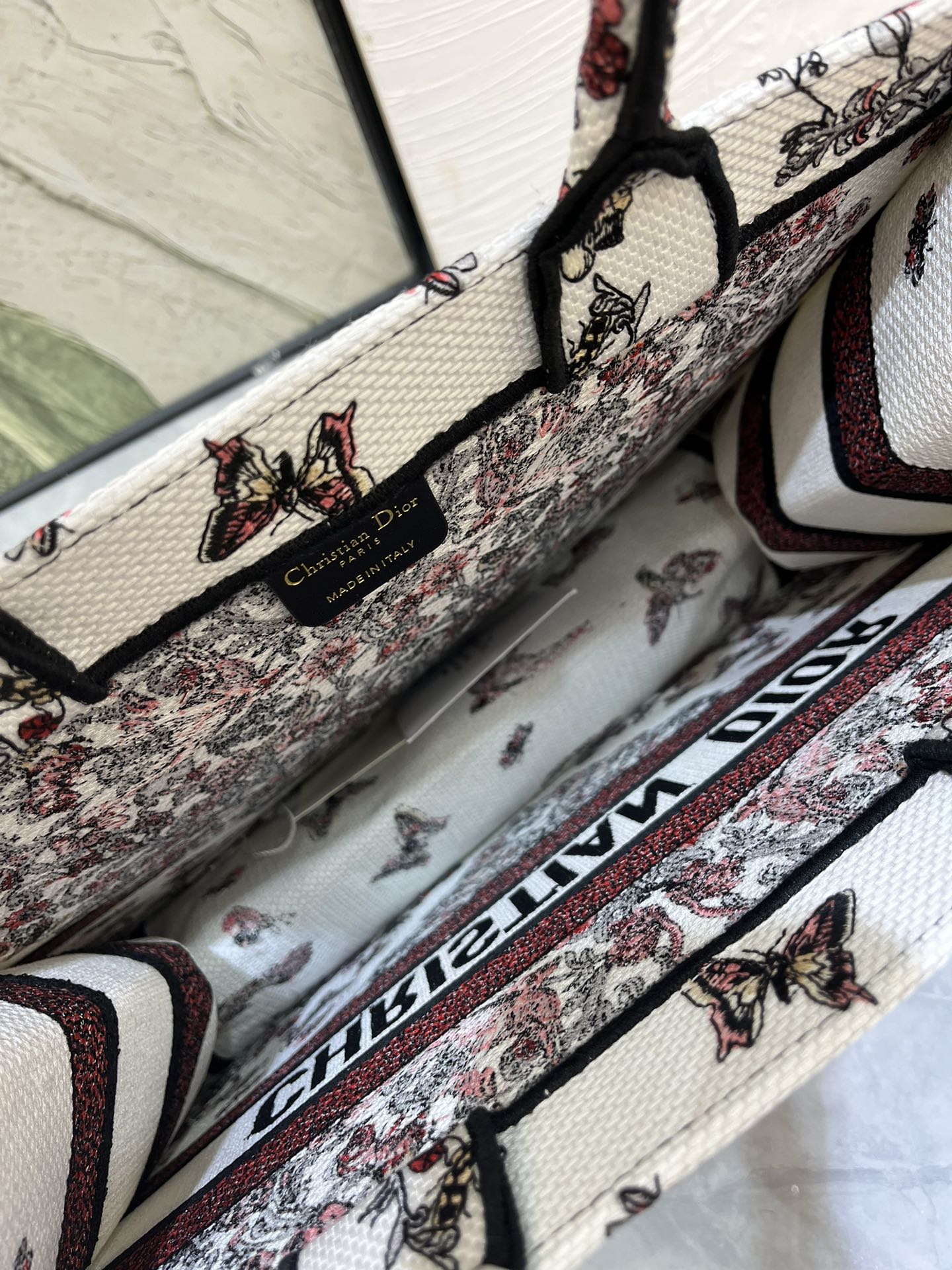 Book Tote 手袋由 Dior 女装创意总监玛丽亚·嘉茜娅·蔻丽 (Maria Grazia Ch