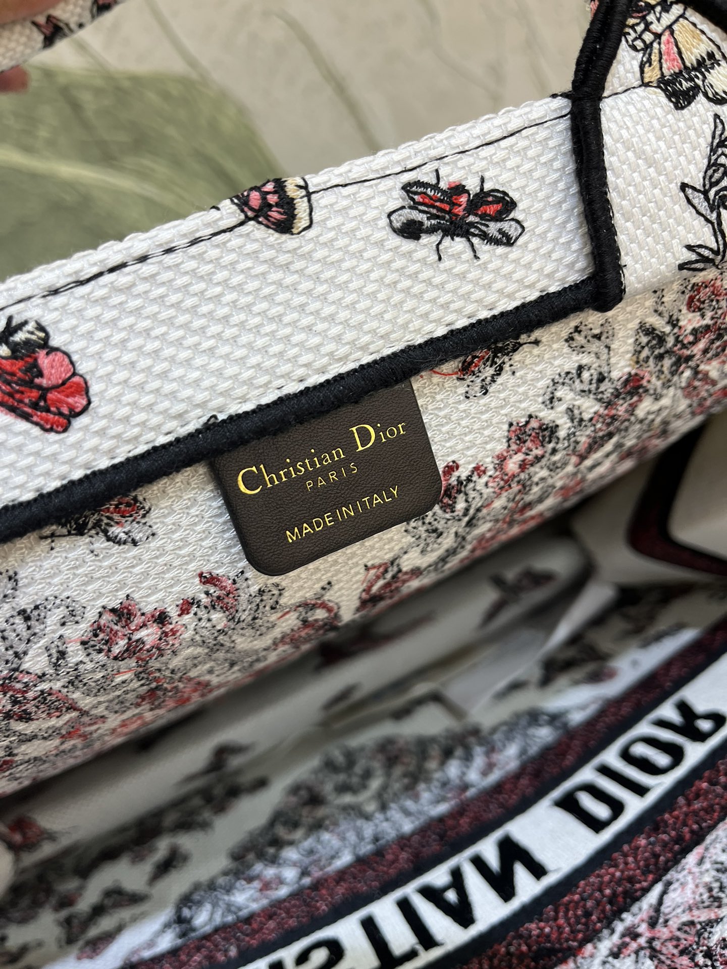 Book Tote 手袋由 Dior 女装创意总监玛丽亚·嘉茜娅·蔻丽 (Maria Grazia Ch