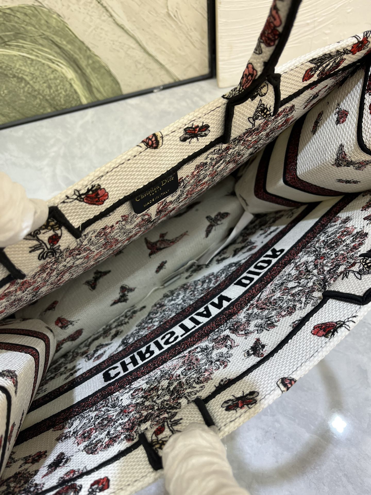 Book Tote 手袋由 Dior 女装创意总监玛丽亚·嘉茜娅·蔻丽 (Maria Grazia Ch