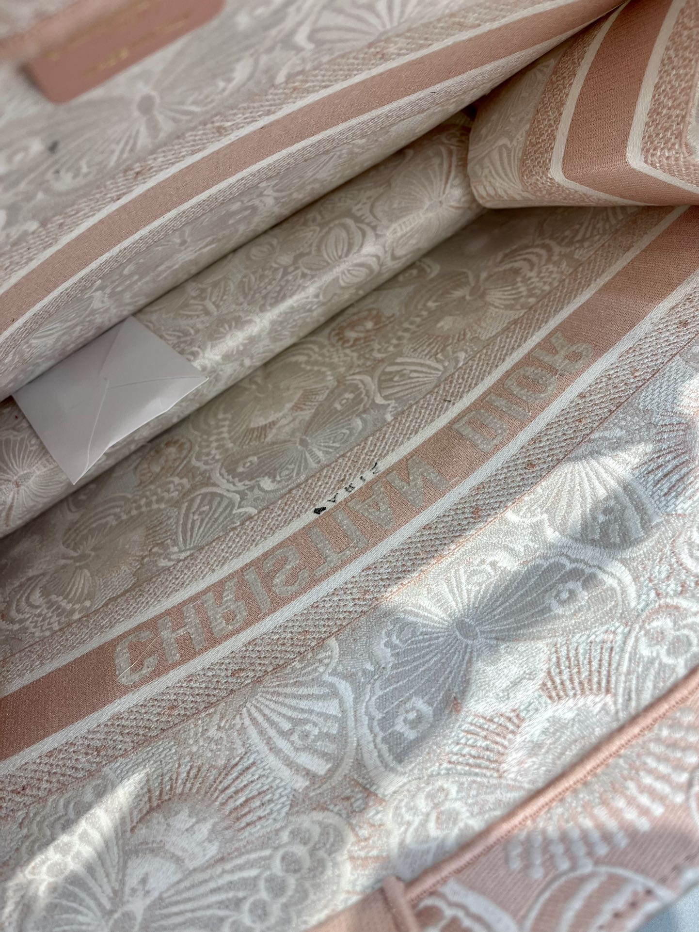 Book Tote 手袋由 Dior 女装创意总监玛丽亚·嘉茜娅·蔻丽 (Maria Grazia Ch