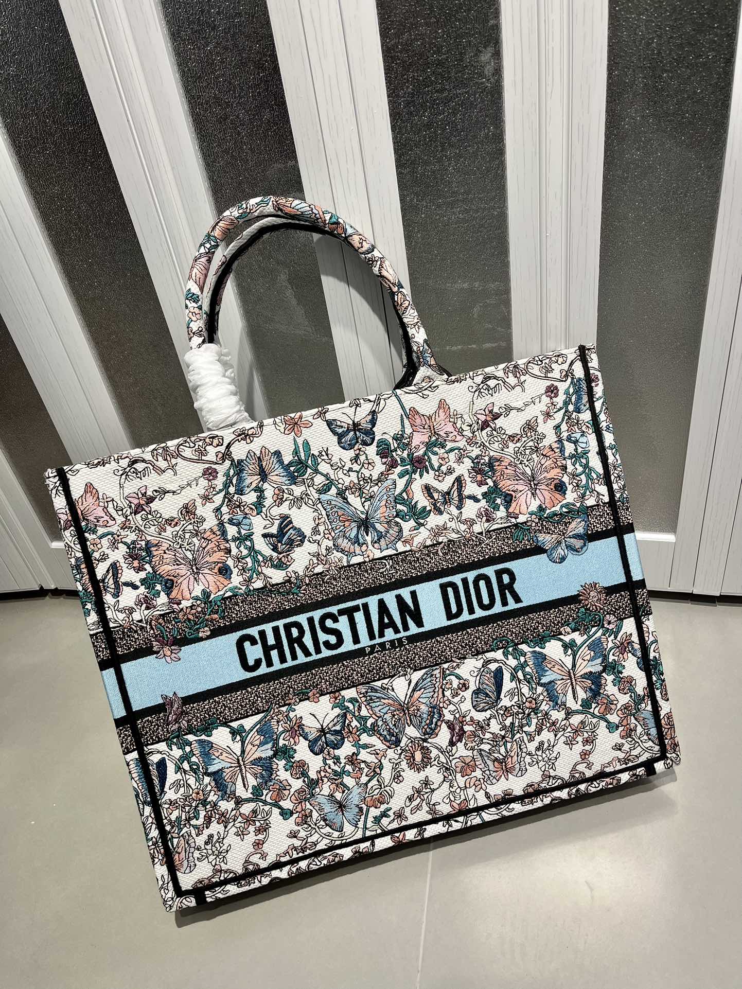 Book Tote 手袋由 Dior 女装创意总监玛丽亚·嘉茜娅·蔻丽 (Maria Grazia Ch