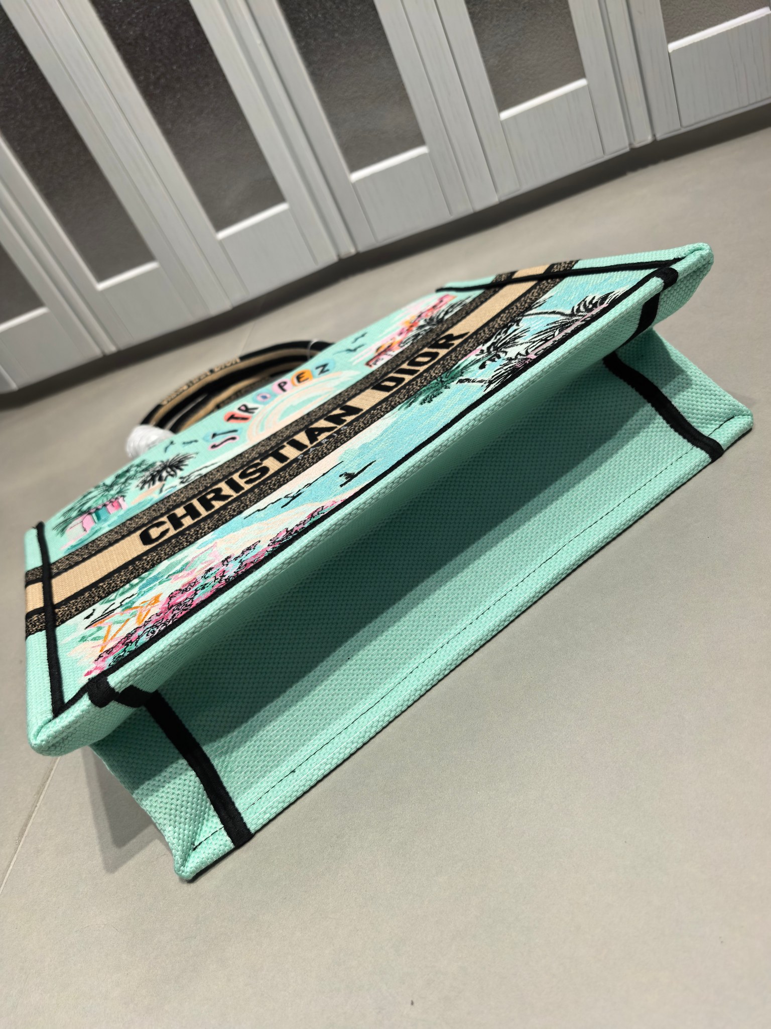 Book Tote 手袋由 Dior 女装创意总监玛丽亚·嘉茜娅·蔻丽 (Maria Grazia Ch