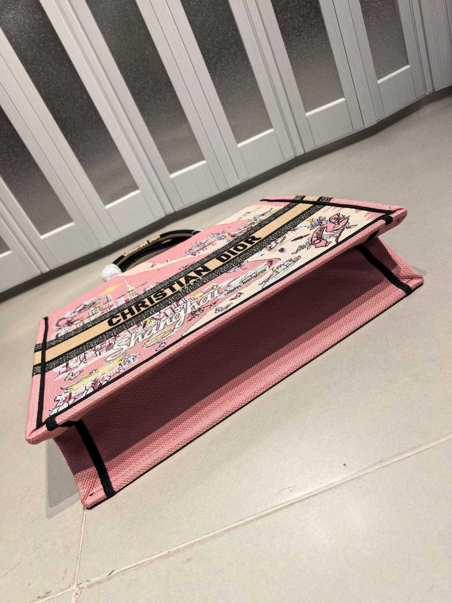Book Tote 手袋由 Dior 女装创意总监玛丽亚·嘉茜娅·蔻丽 (Maria Grazia Ch