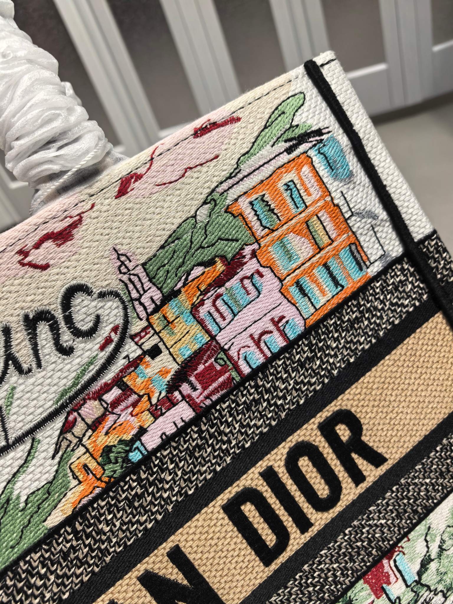 Book Tote 手袋由 Dior 女装创意总监玛丽亚·嘉茜娅·蔻丽 (Maria Grazia Ch