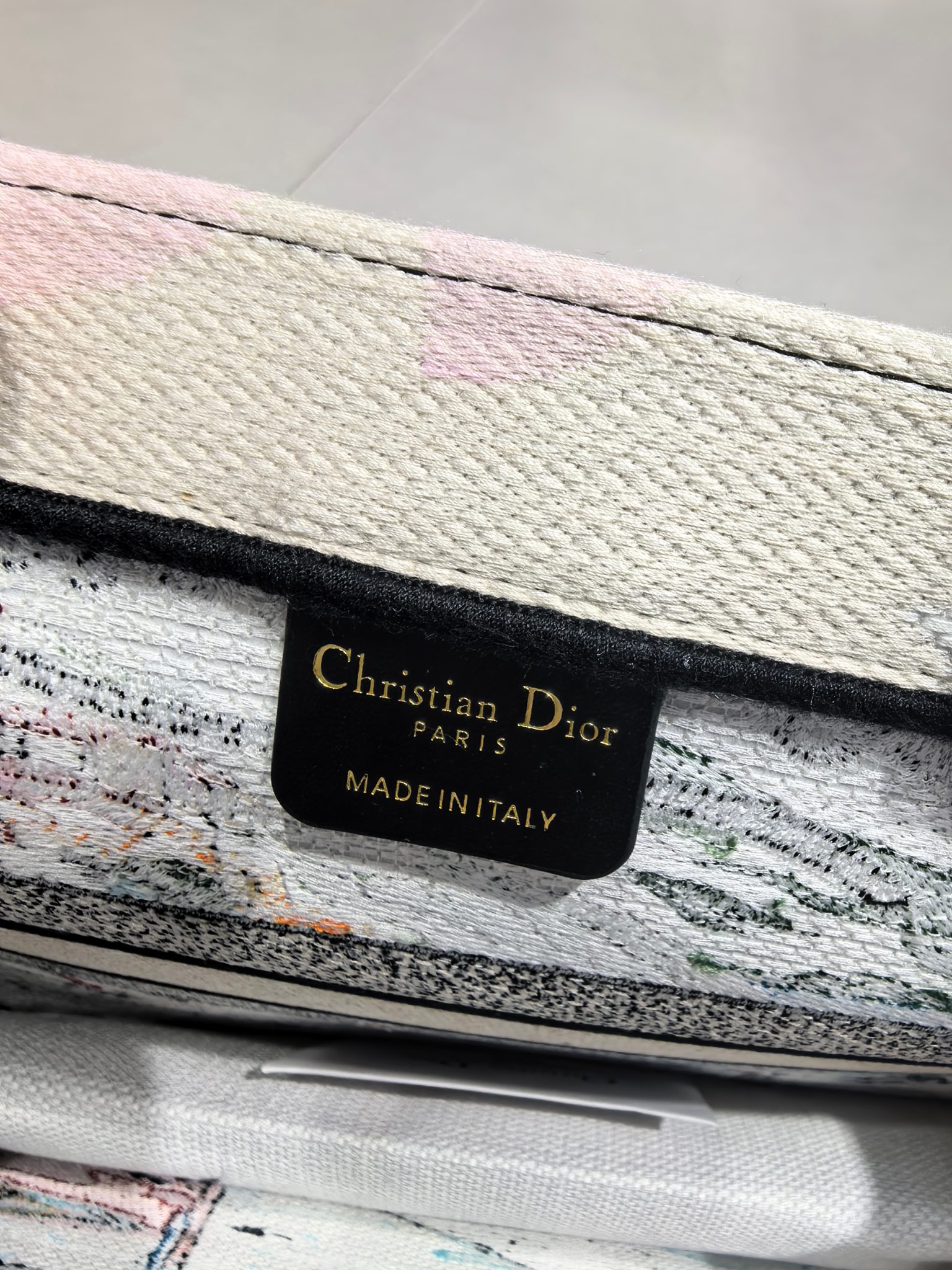 Book Tote 手袋由 Dior 女装创意总监玛丽亚·嘉茜娅·蔻丽 (Maria Grazia Ch