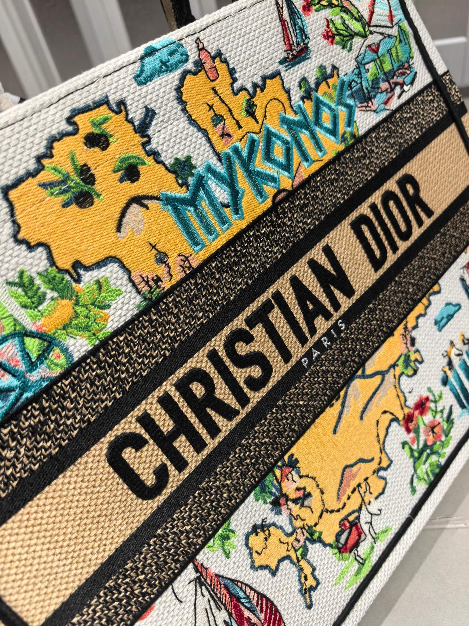 Book Tote 手袋由 Dior 女装创意总监玛丽亚·嘉茜娅·蔻丽 (Maria Grazia Ch