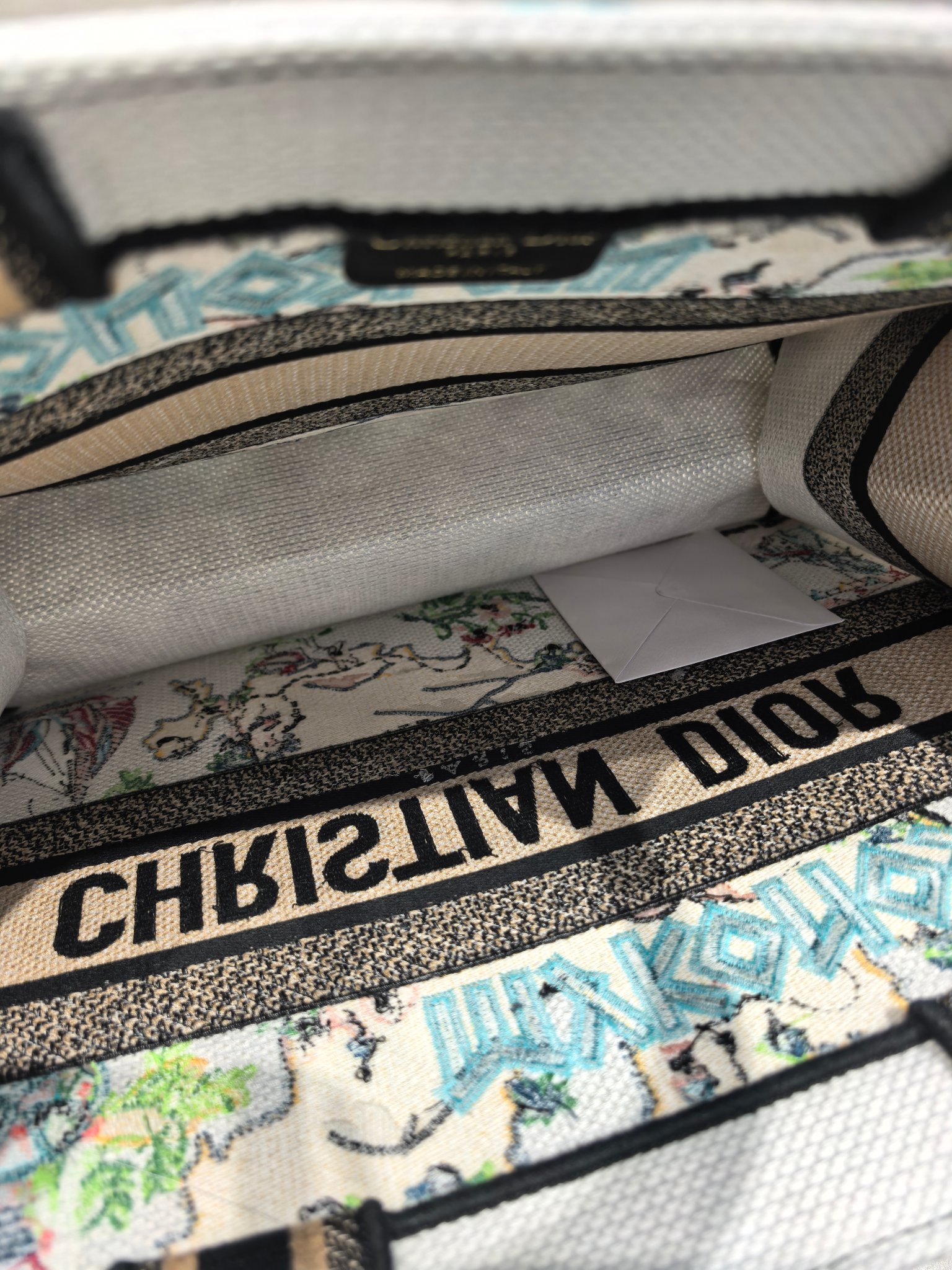 Book Tote 手袋由 Dior 女装创意总监玛丽亚·嘉茜娅·蔻丽 (Maria Grazia Ch