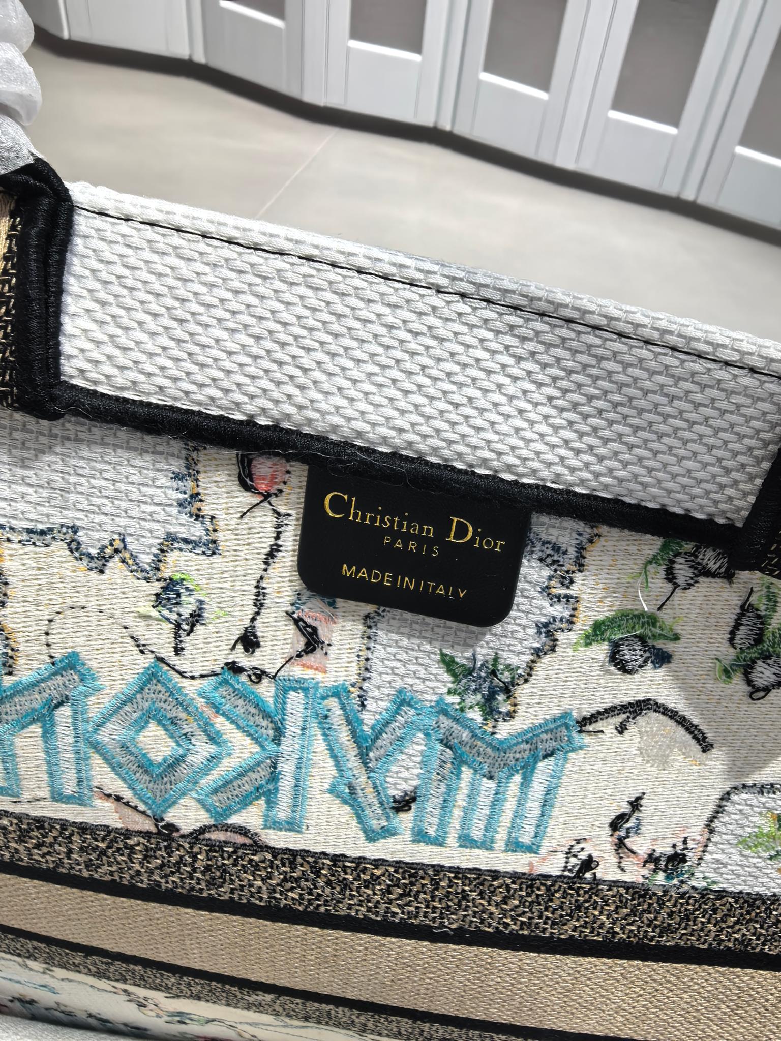 Book Tote 手袋由 Dior 女装创意总监玛丽亚·嘉茜娅·蔻丽 (Maria Grazia Ch