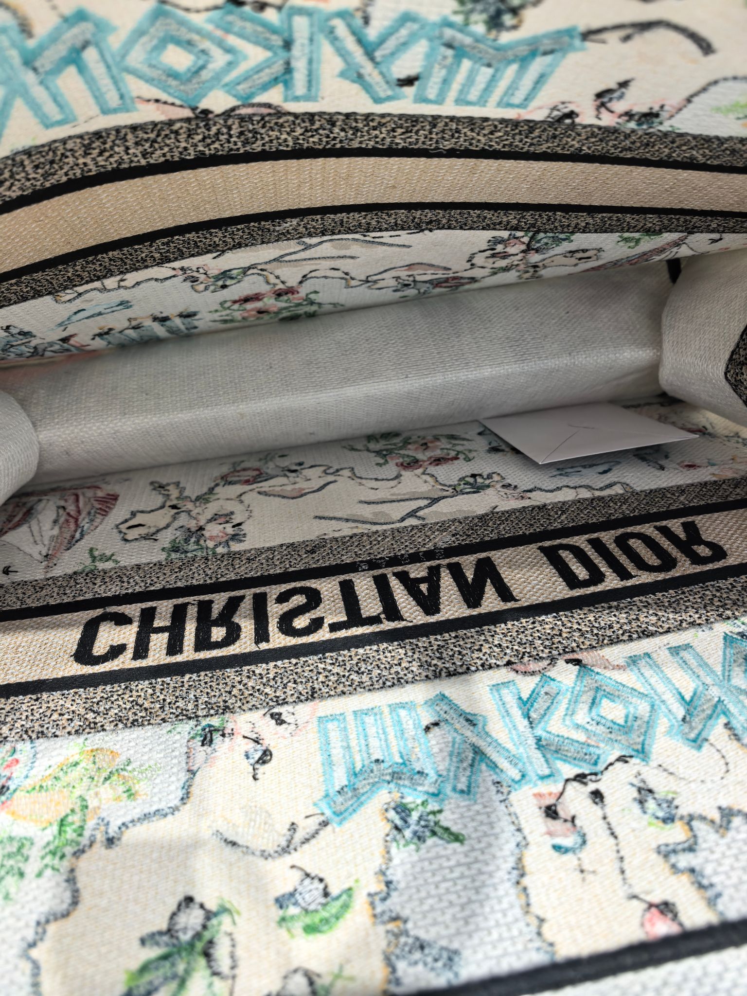 Book Tote 手袋由 Dior 女装创意总监玛丽亚·嘉茜娅·蔻丽 (Maria Grazia Ch