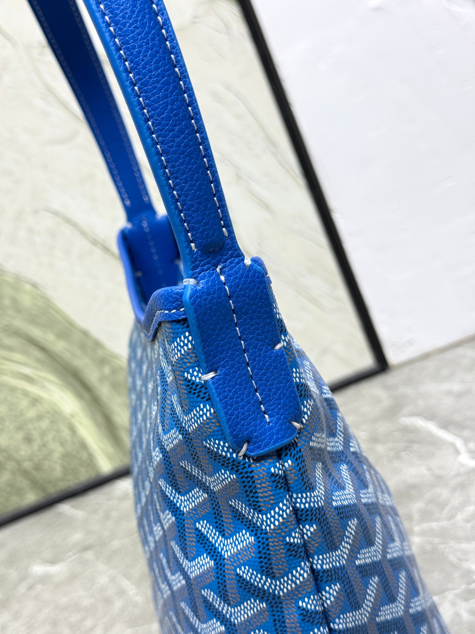 麻布配荔枝纹！！麻布配荔枝纹！ 戈雅❤️ hobo腋下包 mini号22cm 棉麻内里 托特包型可以日常休闲 又可以很通