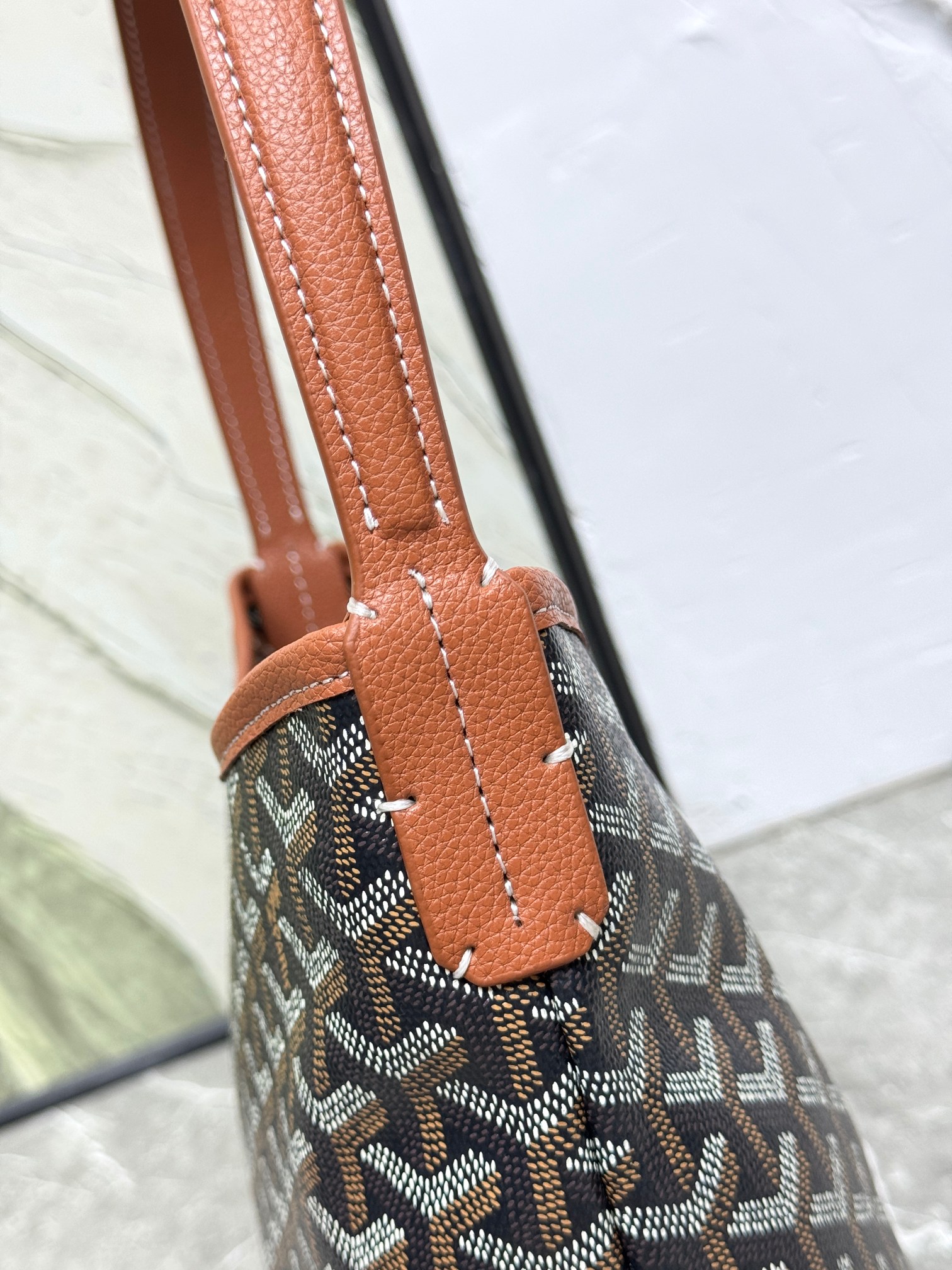 麻布配荔枝纹！！麻布配荔枝纹！ 戈雅❤️ hobo腋下包 mini号22cm 棉麻内里 托特包型可以日常休闲 又可以很通