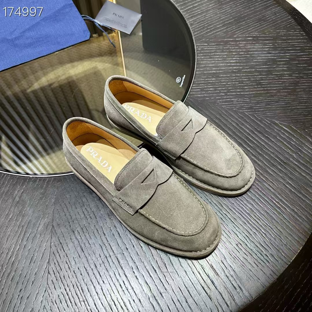 Prada Leather Loafers with Enamel Triangle Logo and Leather Lining 10 a1745744630854 5800