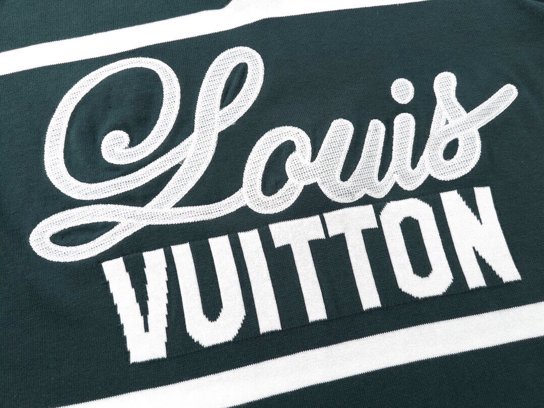 Louisviutton/路易威登新款复古骑行刺绣翻领POLO衫