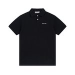 MiuMiu Best
 Clothing Polo T-Shirt Embroidery Cotton Spring/Summer Collection Short Sleeve