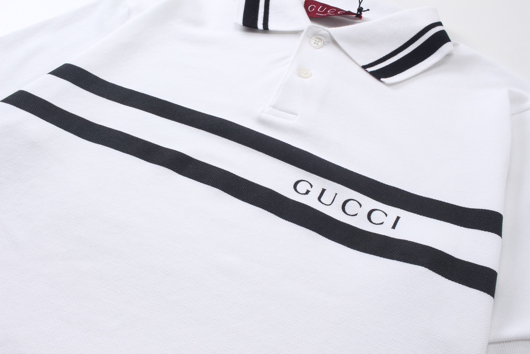 Gucci 古驰2024ss 新款系列字母polo衫