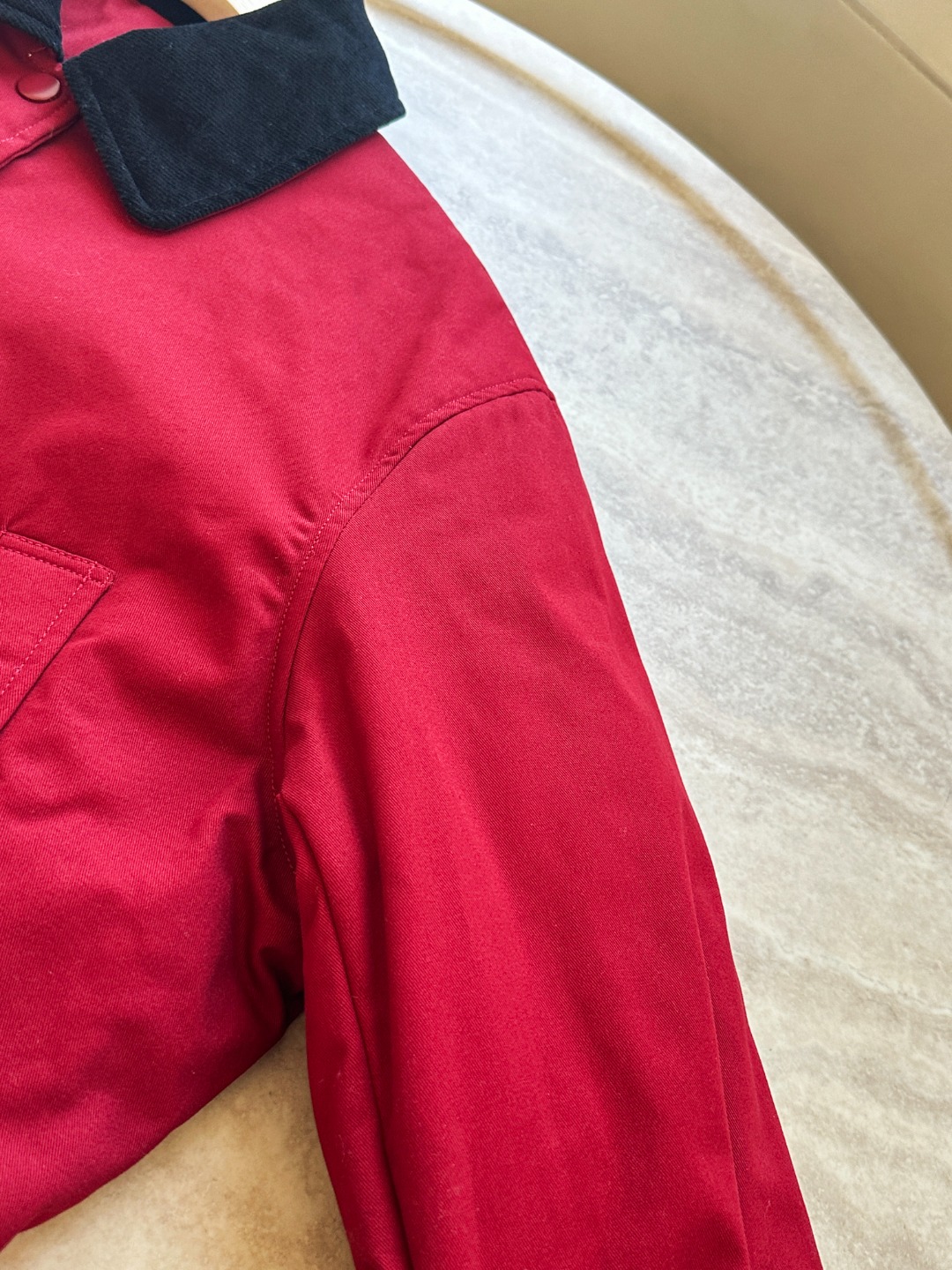 Cleverly paired with black corduroy material at the collar, creating a - Lifestyle 6