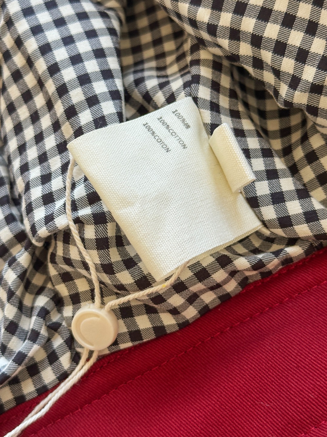 traditional heavy cotton clothing~The black and white checkered fabric - Clothes 4