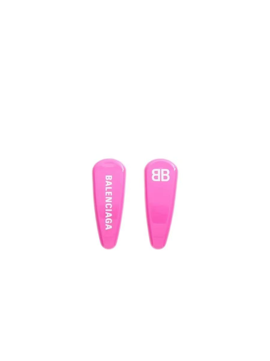 【】一对，巴黎世家 Balenciaga 发夹  简单大方 大牌金质感饱满 ，搭配衣服超好看 ！