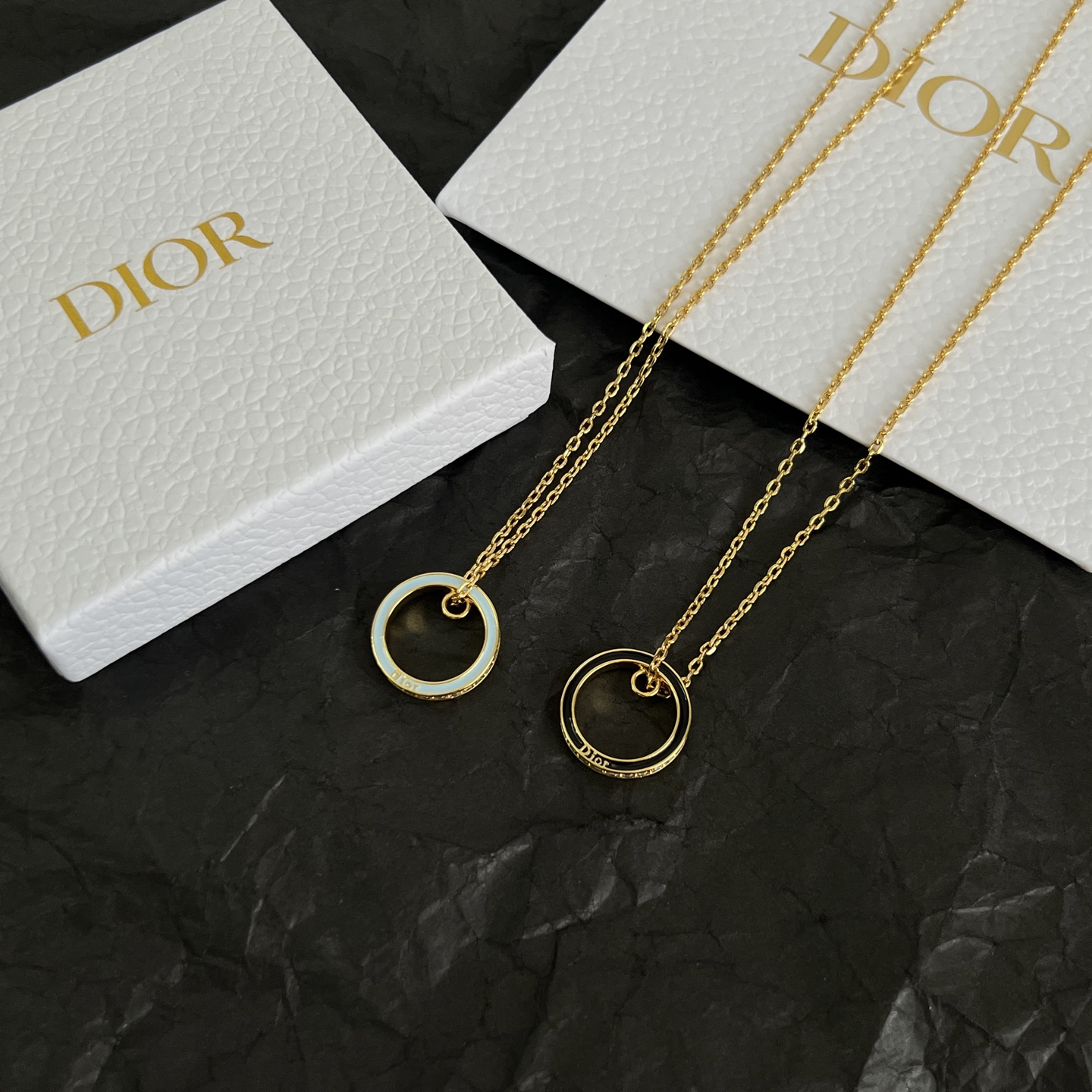 】👑Dior 迪奥  项链 精选原版一致 黄铜材质 甜美气质高雅。