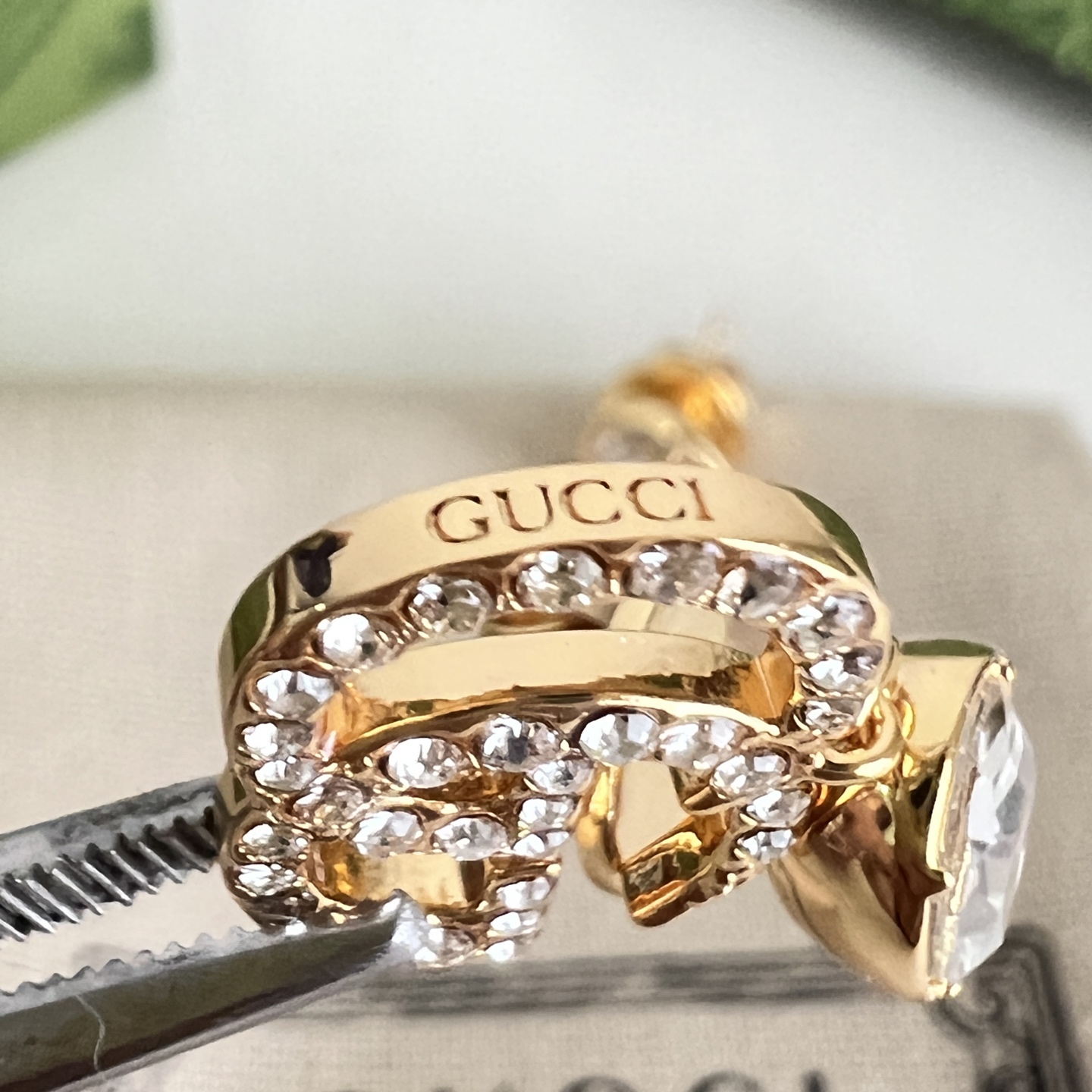 】新款 珠宝系列 GUCCI 耳钉，原版1:1定制 奢侈 简约时尚 超耐看。