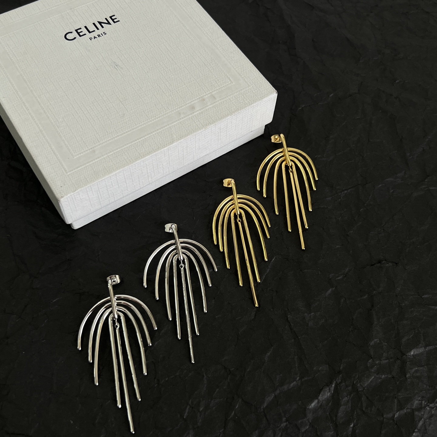 Celine Haute Joaillerie Fine Jewelry Earrings Necklace Ring Ref 3