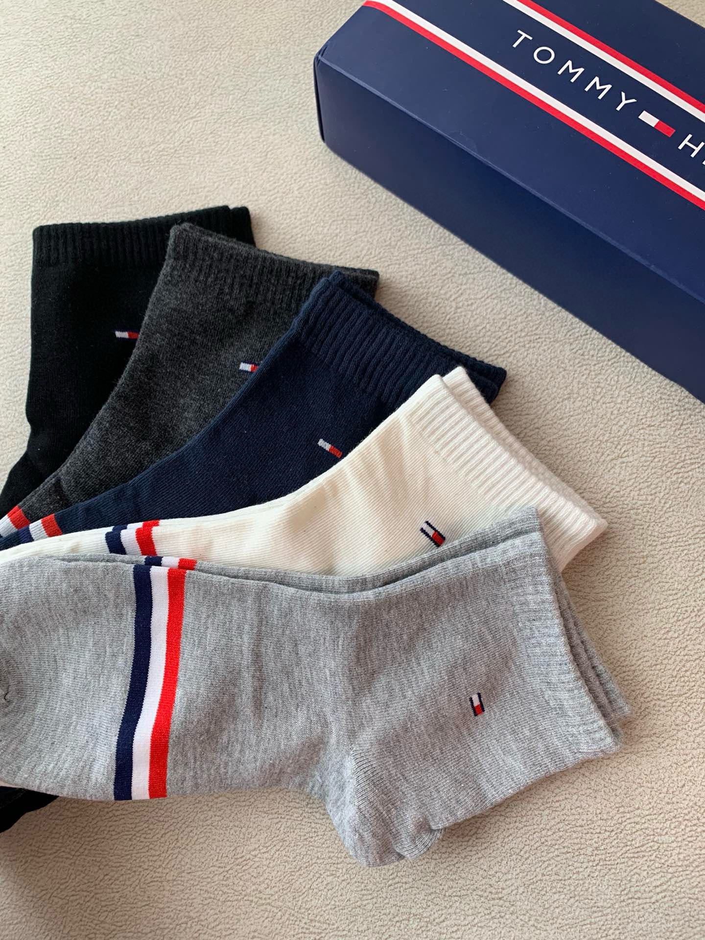 Blue, White, and Red Striped Design - Comprehensive 2