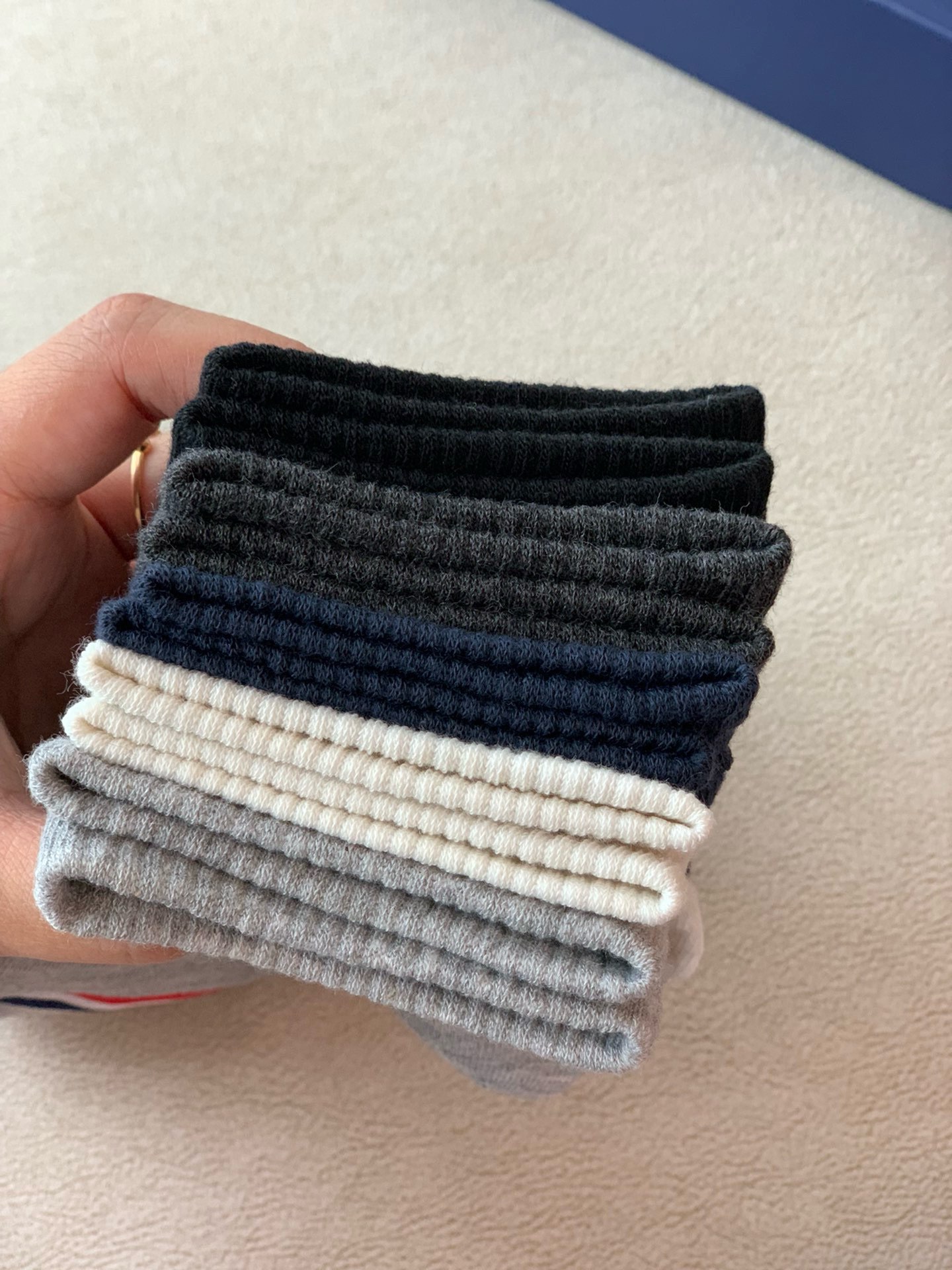 Blue, White, and Red Striped Design - Comprehensive 3