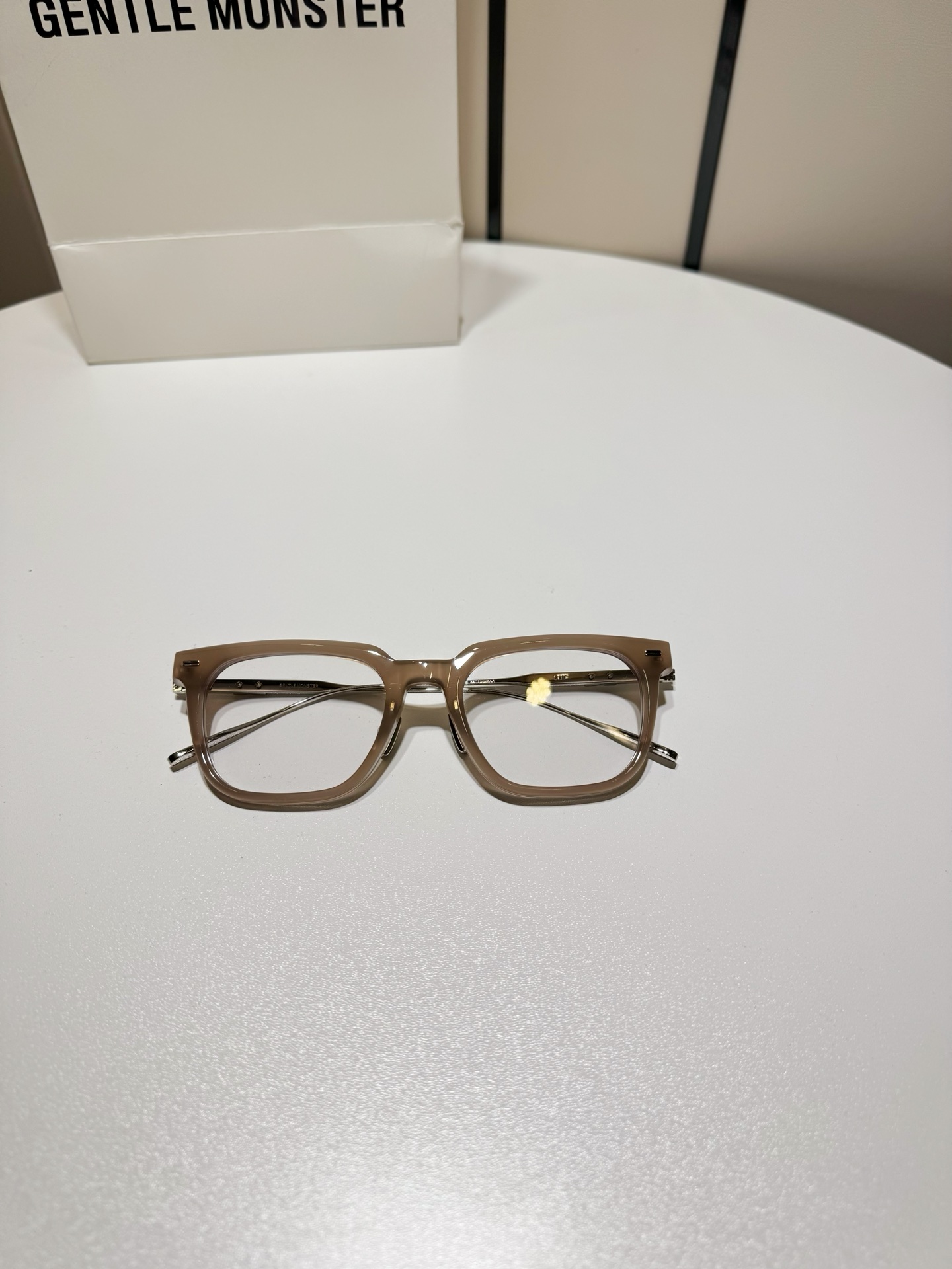 灰咖色：GM防蓝光镜片 平光镜 近视眼镜架