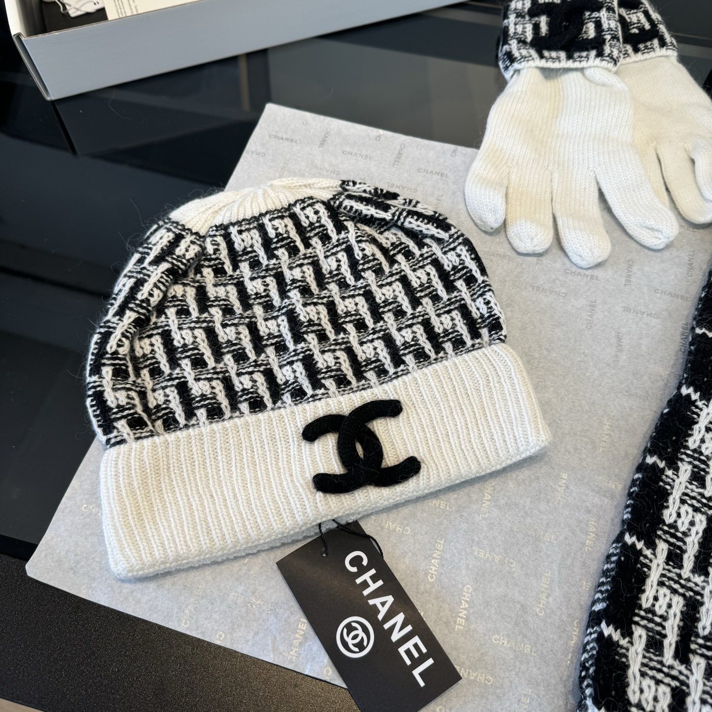 Chrome Hearts 𝑪𝒉 线绒标志三件套
