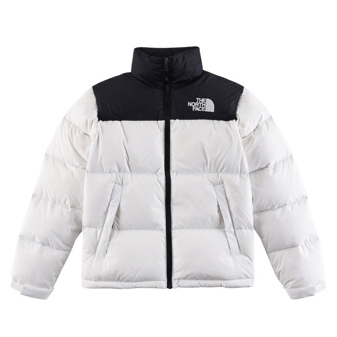 The North Face Clothing Down Jacket Grey White Winter Collection Milgauss