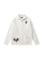 Chrome Hearts Replica
 Clothing Cardigans Wool Fall/Winter Collection Vintage Hooded Top