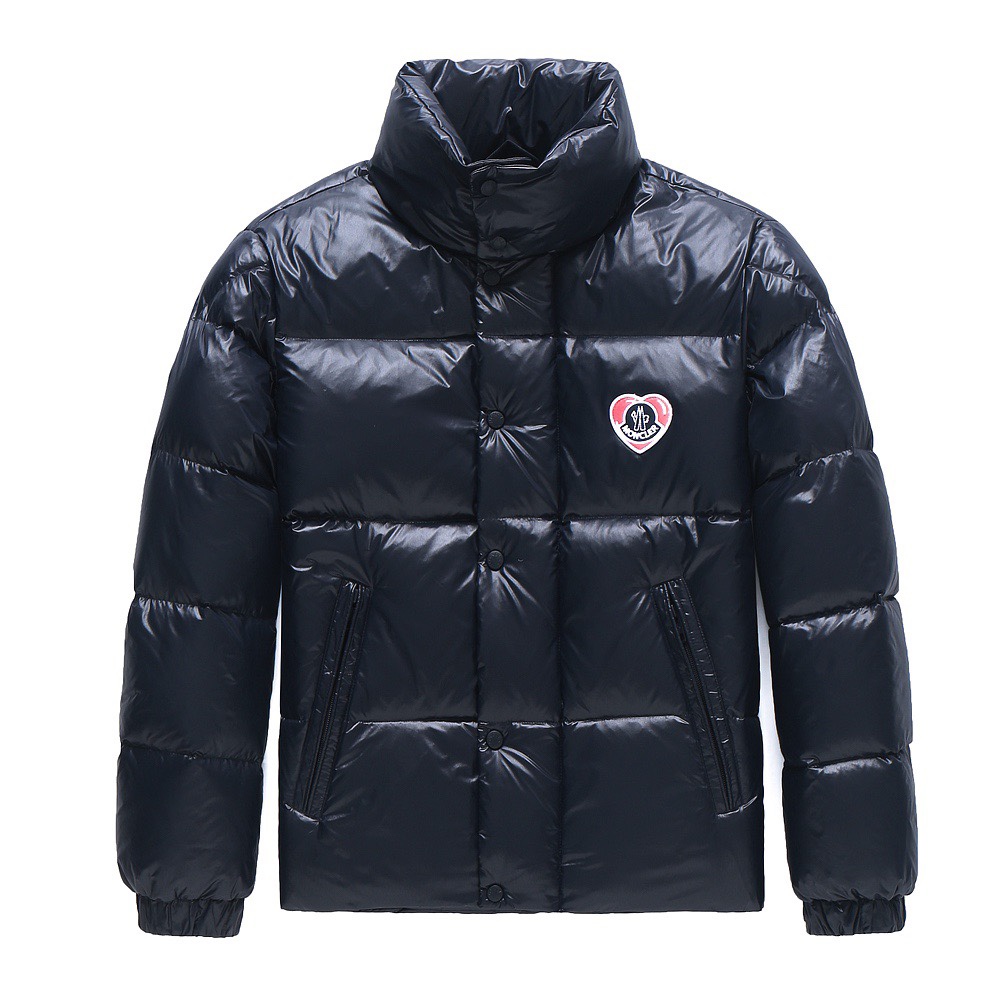 Diseñador de réplica alta calidad
 Moncler Ropa Abrigos y chaquetas Chaqueta de plumón Negro Azul oscuro Bordado Universal para hombres y mujeres Hombres Nylon Colección otoño – invierno