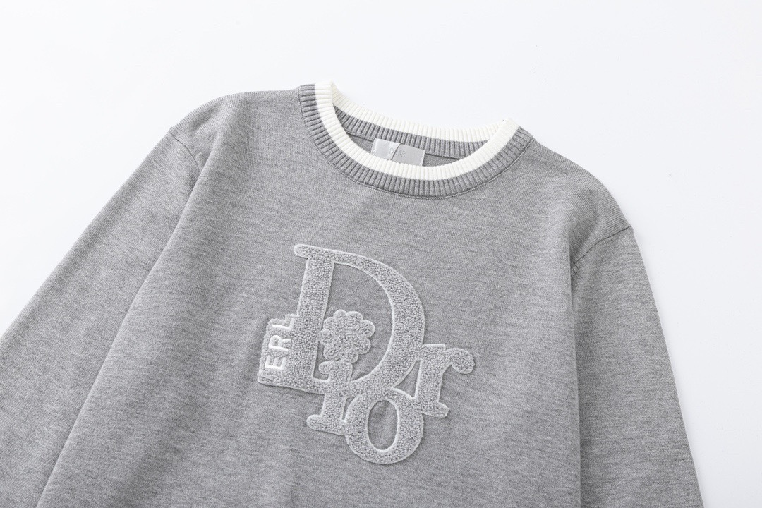 High-Quality Dior Sweater: 311 FG Knitting Long Sleeve, SM L Size - 图片 8