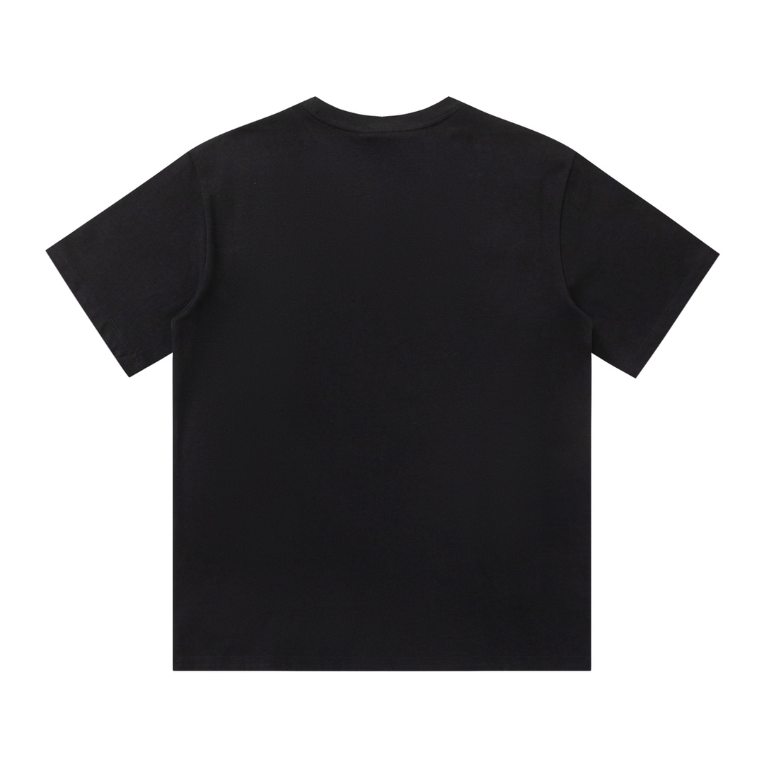 Dior/迪奥24ss彩色cd字母logo印花T恤短袖logo标识精致升级灵感源自八十年代复古原版面料官