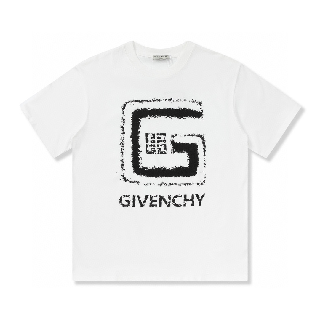 Givenchy 23ss recomienda una camiseta informal de manga corta con estampado G. Tejidos personalizados, muy có…