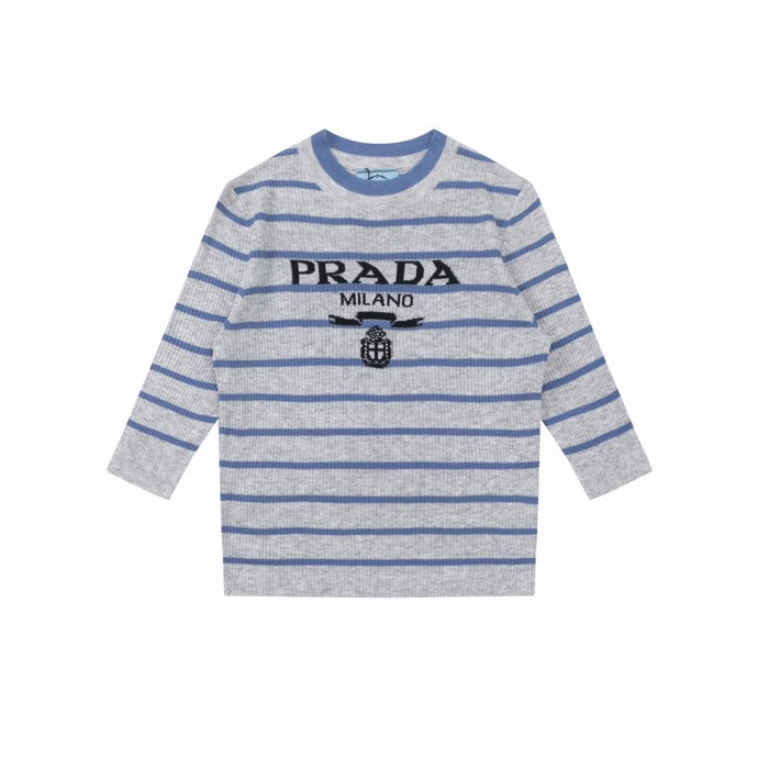 Prada Vêtements T-Shirt Femmes Coton Tricot Manches courtes