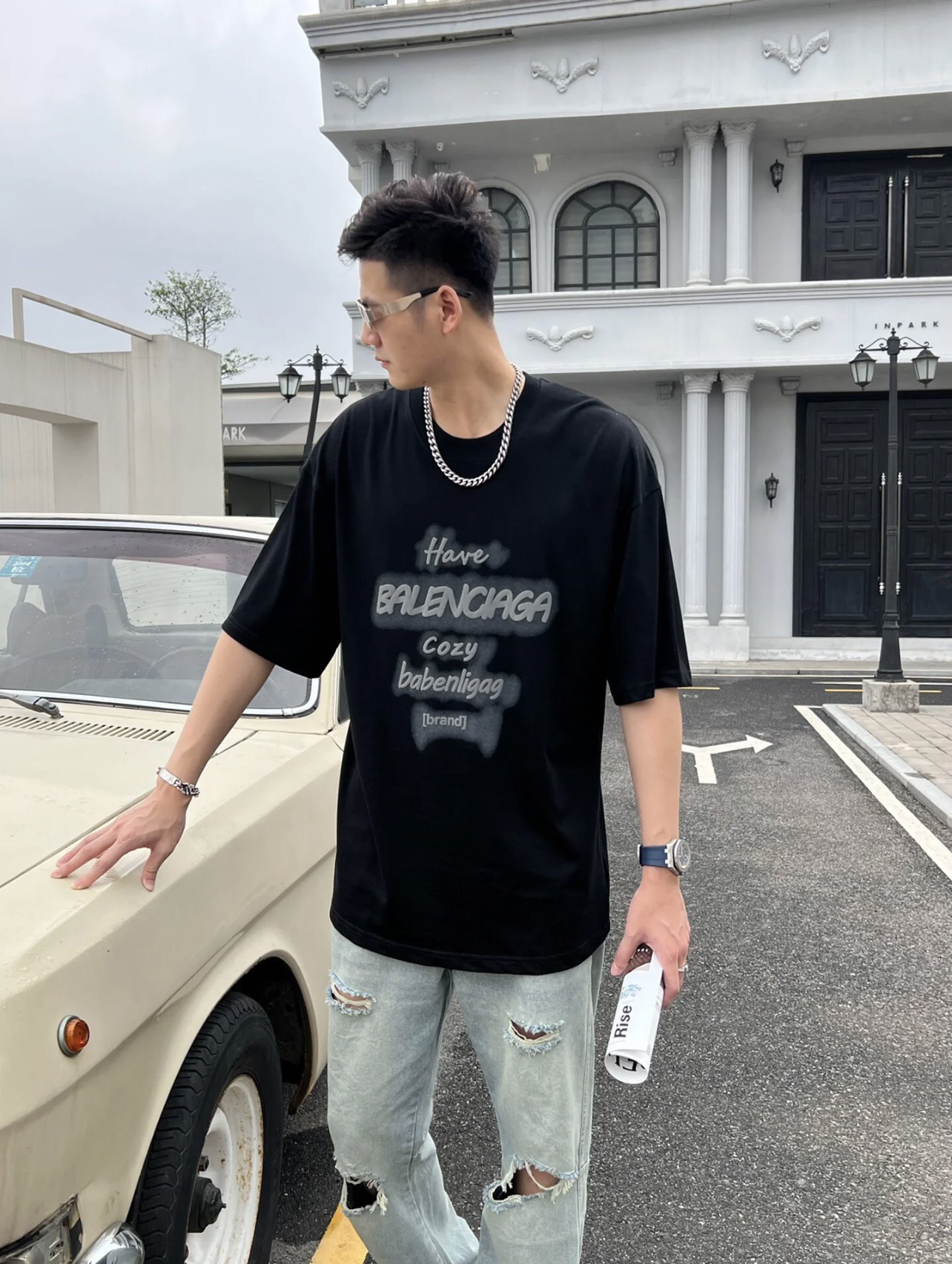 ¿Cuáles son las mejores réplicas?
 Balenciaga Ropa Camiseta Manga corta