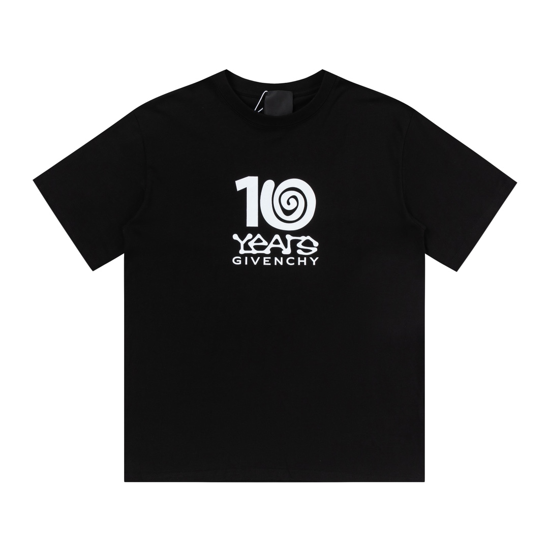 Givenchy Clothing T-Shirt Buy the Best High Quality Replica
 Black White Printing Unisex Fashion Short Sleeve