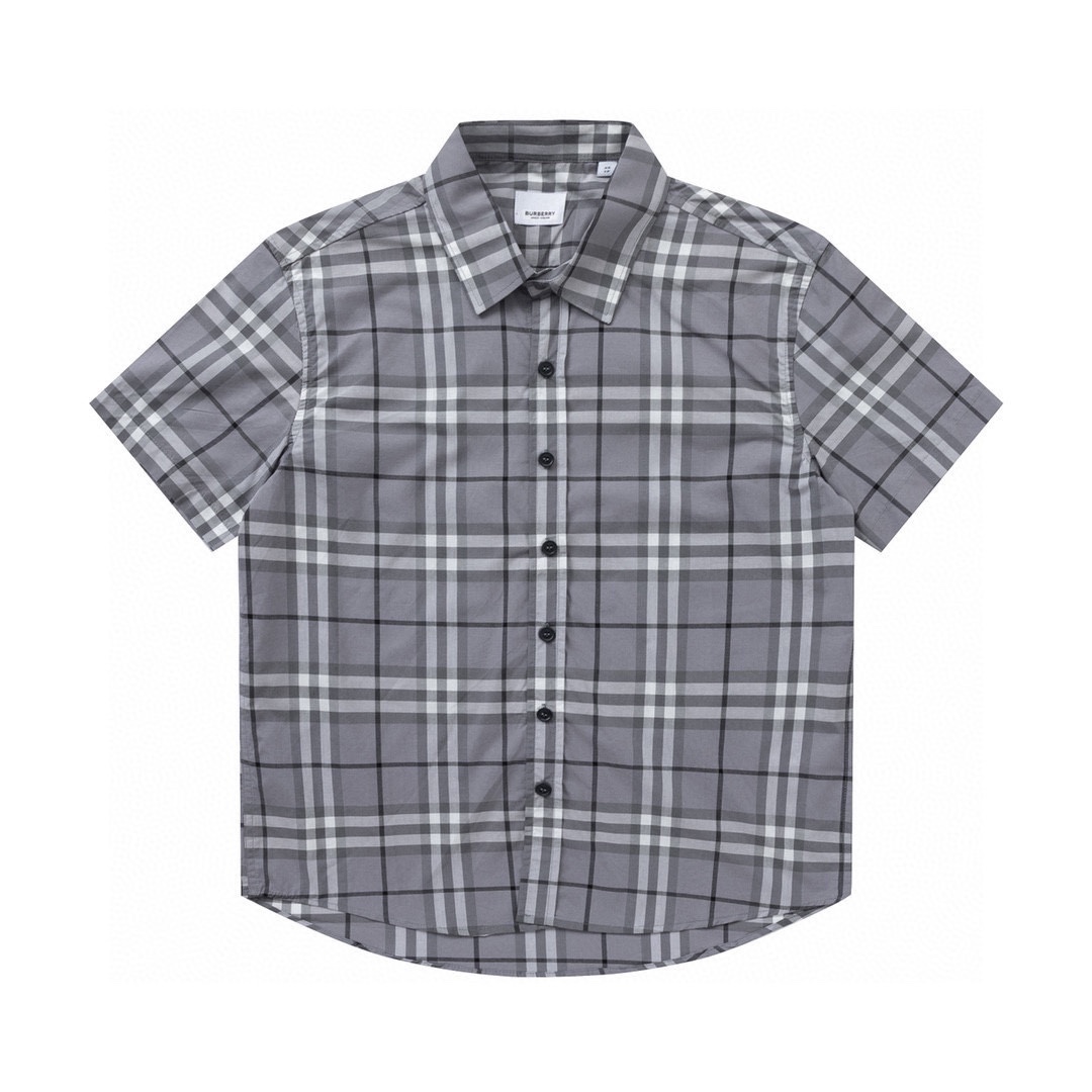 fg 【最高版本 对位】
Burberry/巴宝莉经典元素条纹短袖衬衫...