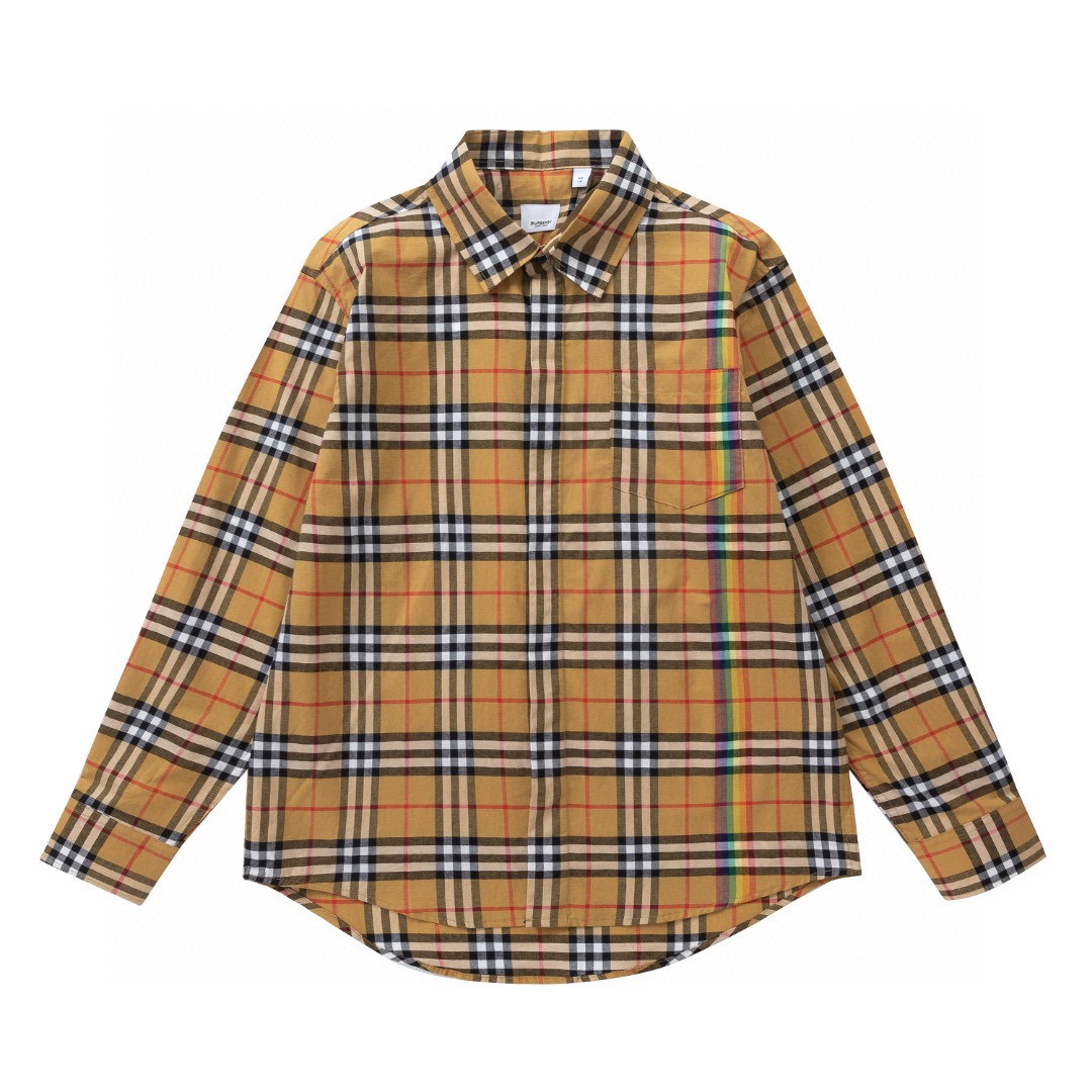 Replcia Cheap
 Burberry Clothing Shirts & Blouses Unisex Vintage Long Sleeve