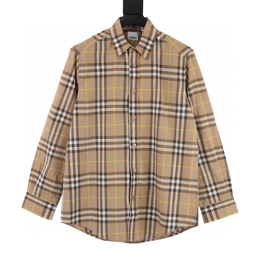 Burberry Clothing Shirts & Blouses Perfect Quality Designer Replica
 Long Sleeve