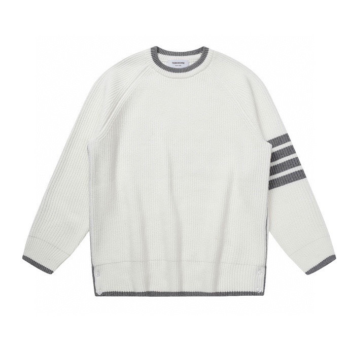 ThomBrowne New Season 22Ss Four-Stripe Pullover Long-Sleeve Crew Neck Sweater Thom Browne is a visionary designer known…