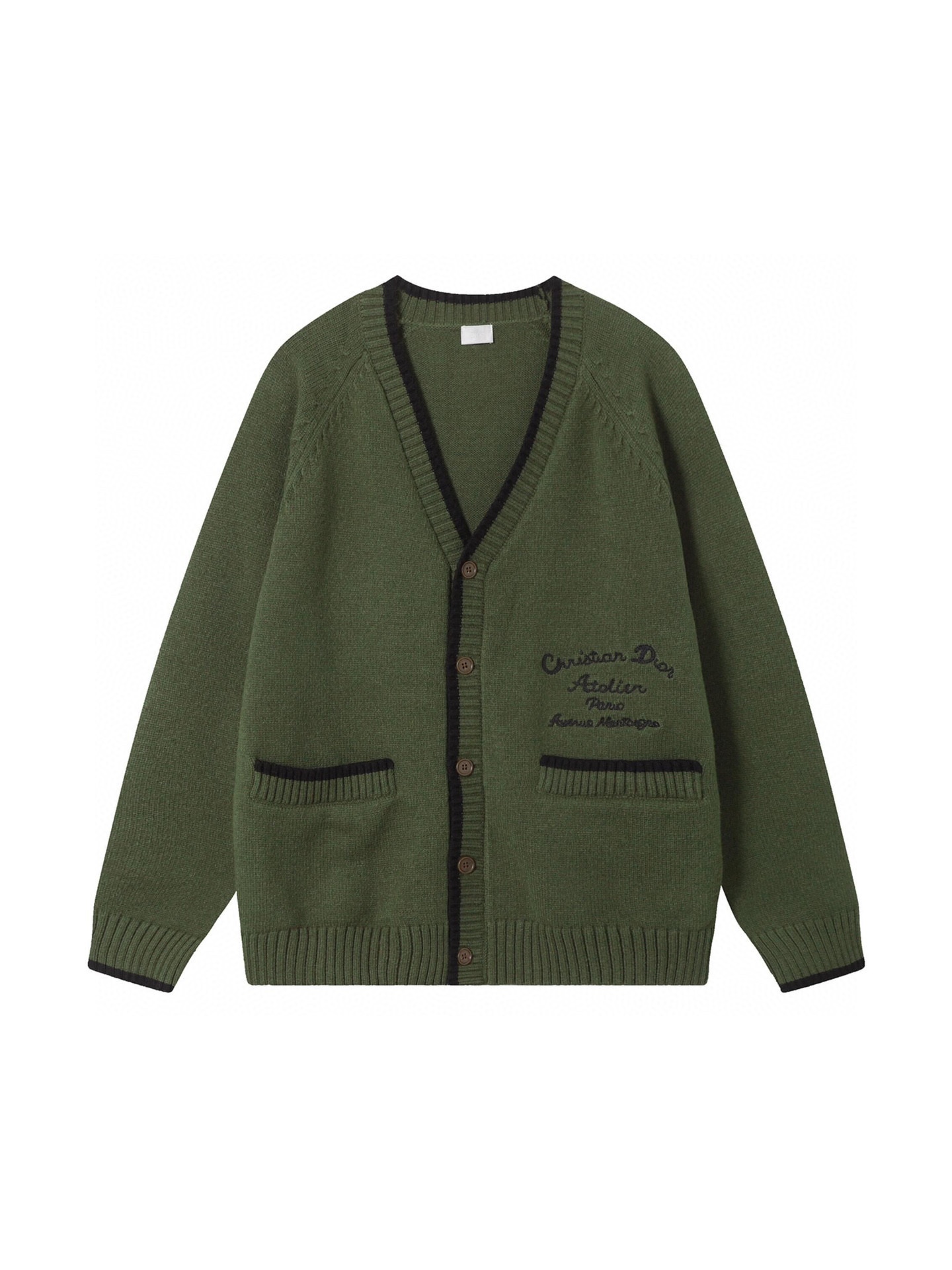 Cárdigan de punto Dior/Dior 23ss en tejido de jersey de cachemira Este cárdigan de punto tiene un estilo clásico. Confe…