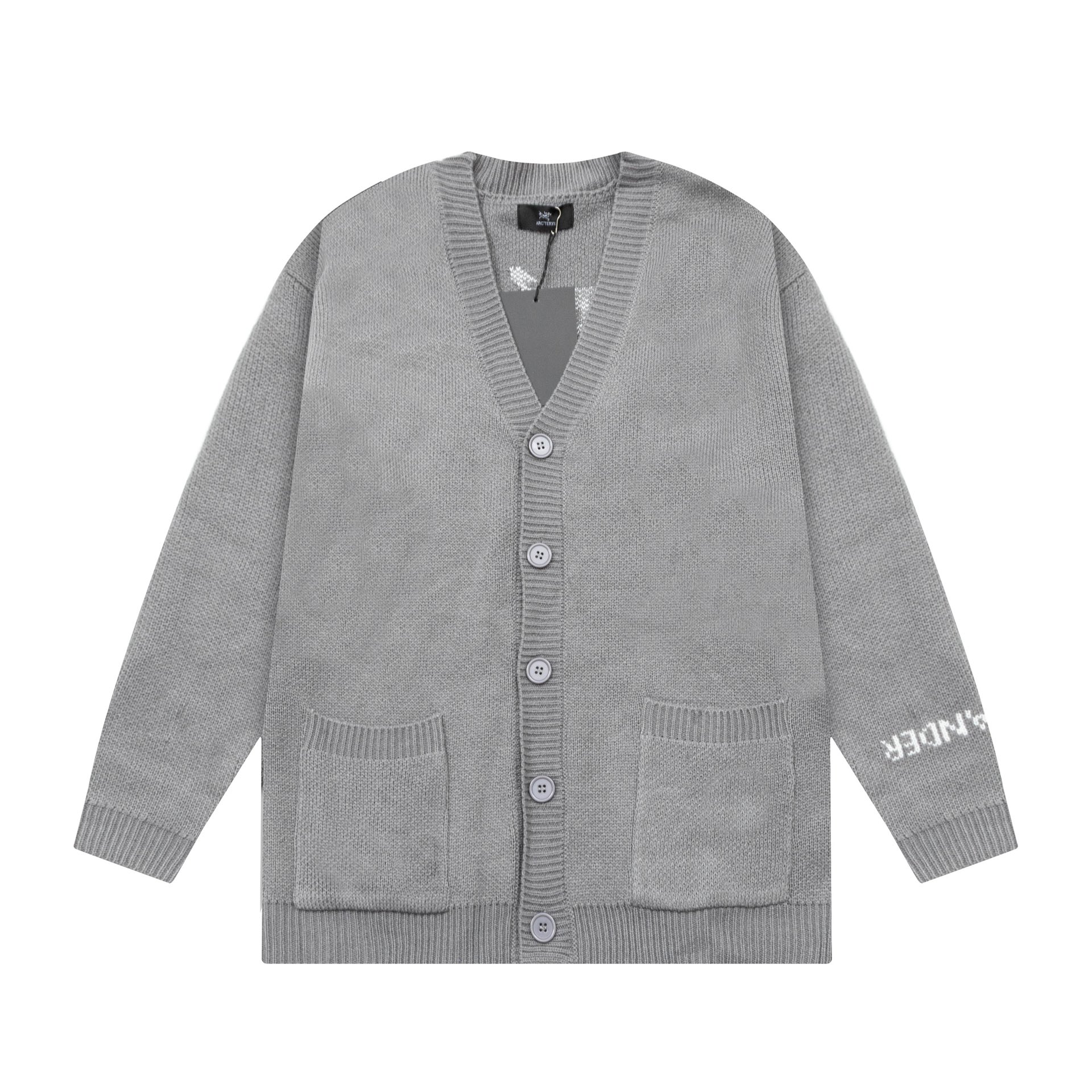 ARC'TERYX/Arc'teryx suéter de punto jacquard de manga larga Suéter minimalista con graffiti de Arc'teryx El suéter Arc'…