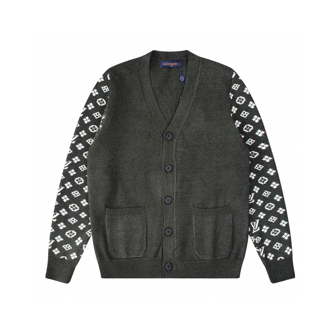 Louis Vuitton Unimonogram V-Shirts: Soft Knitwear Collection in 23 New Styles - 图片 1