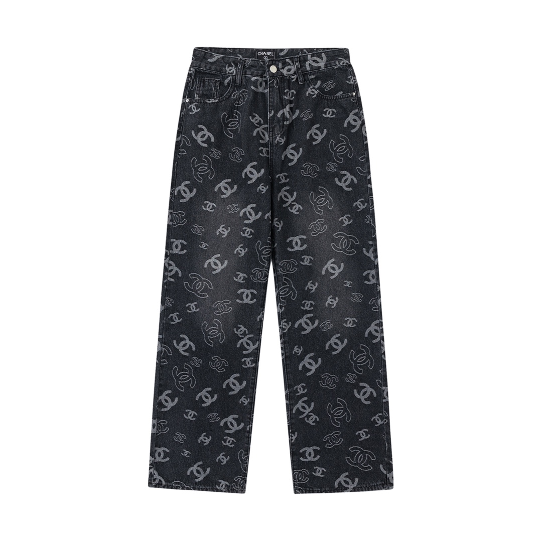 Stylish Custom-Made Cowboy Jeans in White, Skinny-Legged Design – XS-L Size. - 图片 1