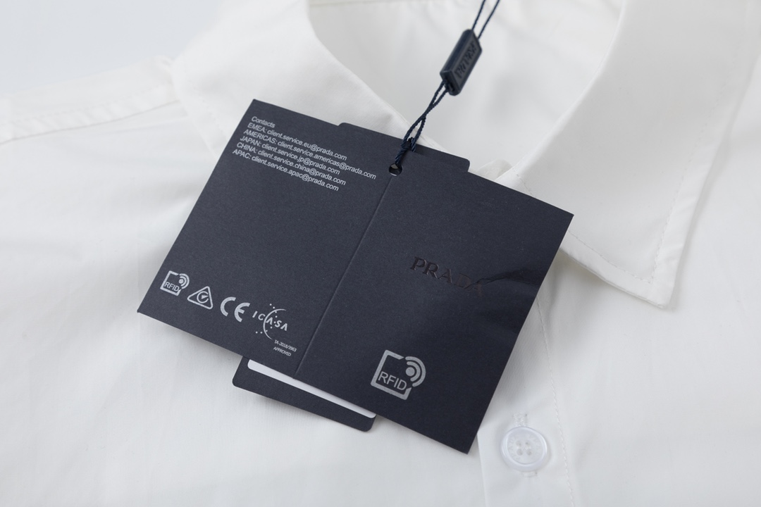 Prada 24ss Silk Shirt with Unique Design and Quality Craftsmanship - 图片 8