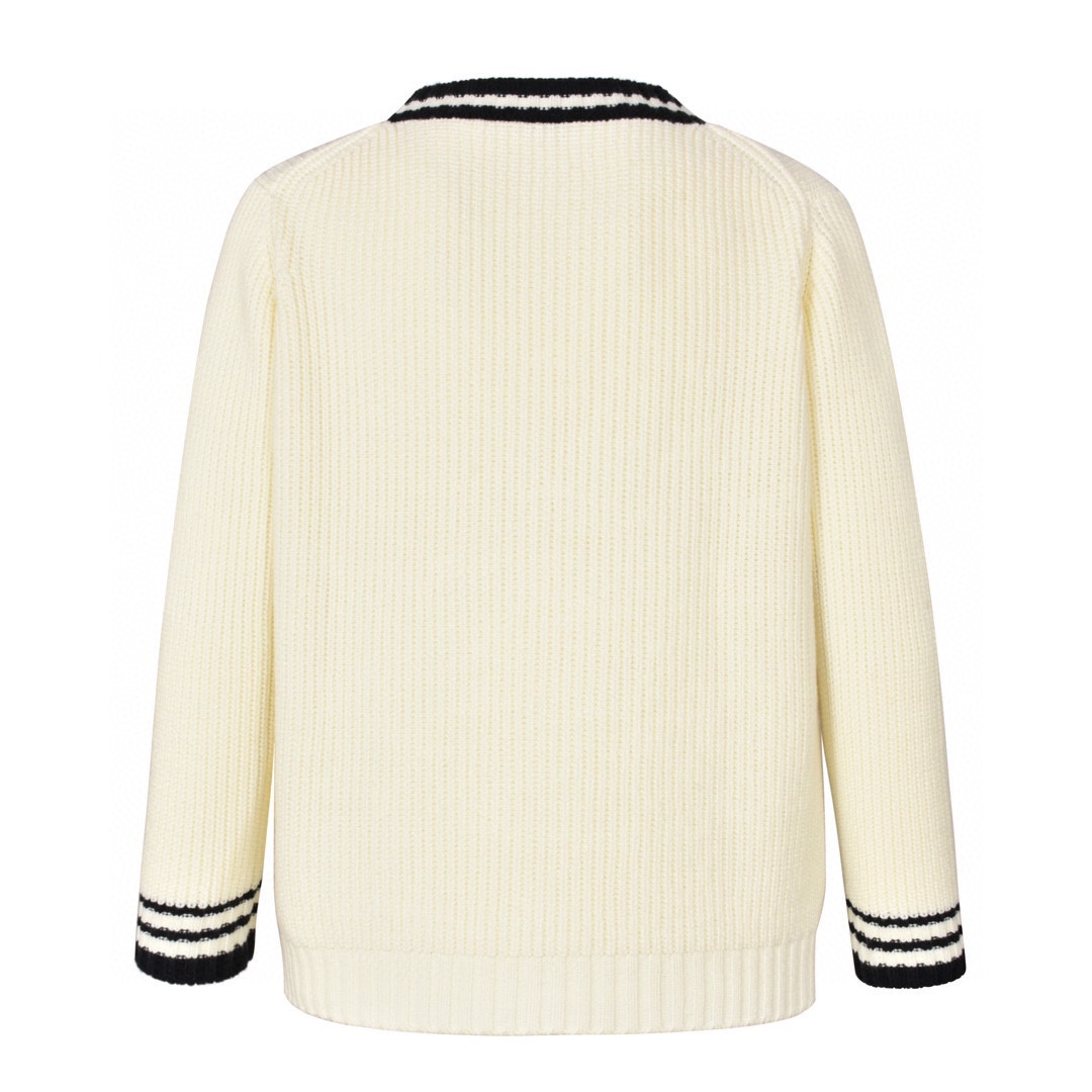 Miumiu 24SS Imported Cashmere Dress with German Pins (Size 38, 40, 42) - 图片 2