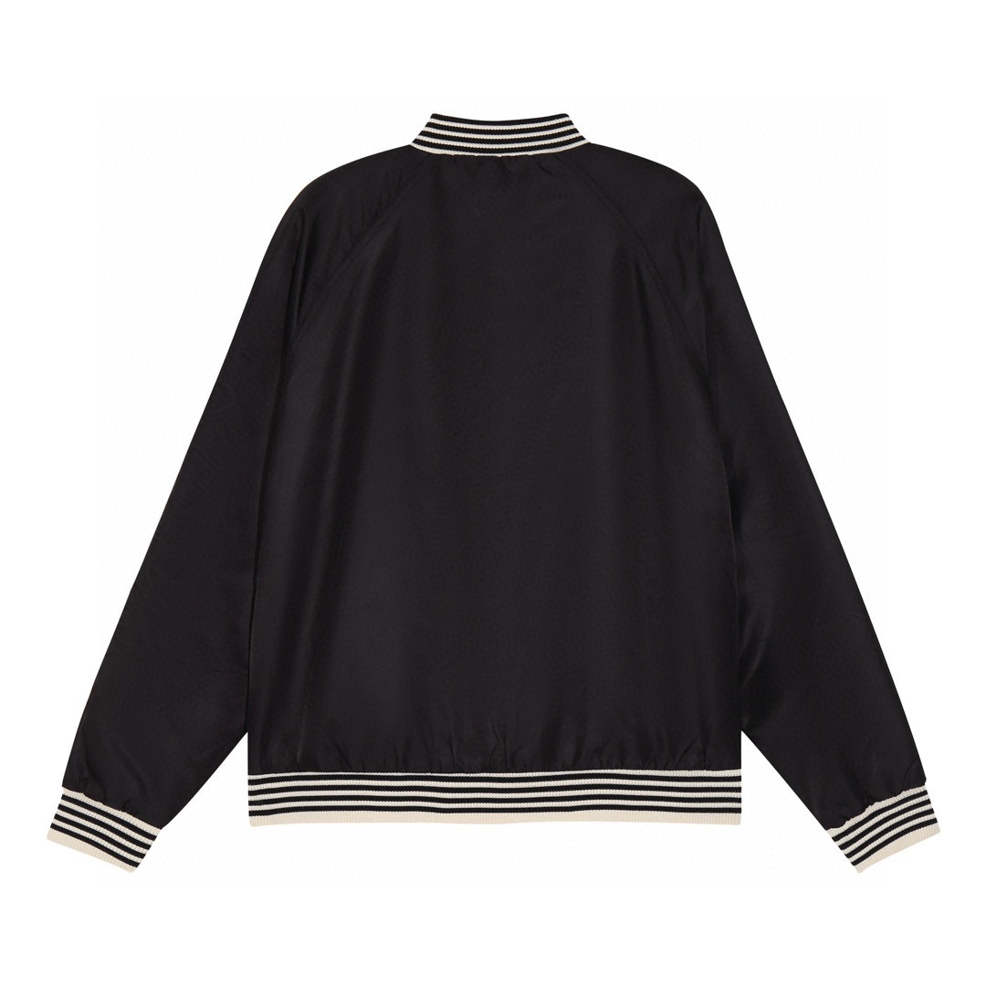 Celine 23FW Baseball Jacket: Original Weaves, High-Quality Fabrics, Unisex Design - 图片 2