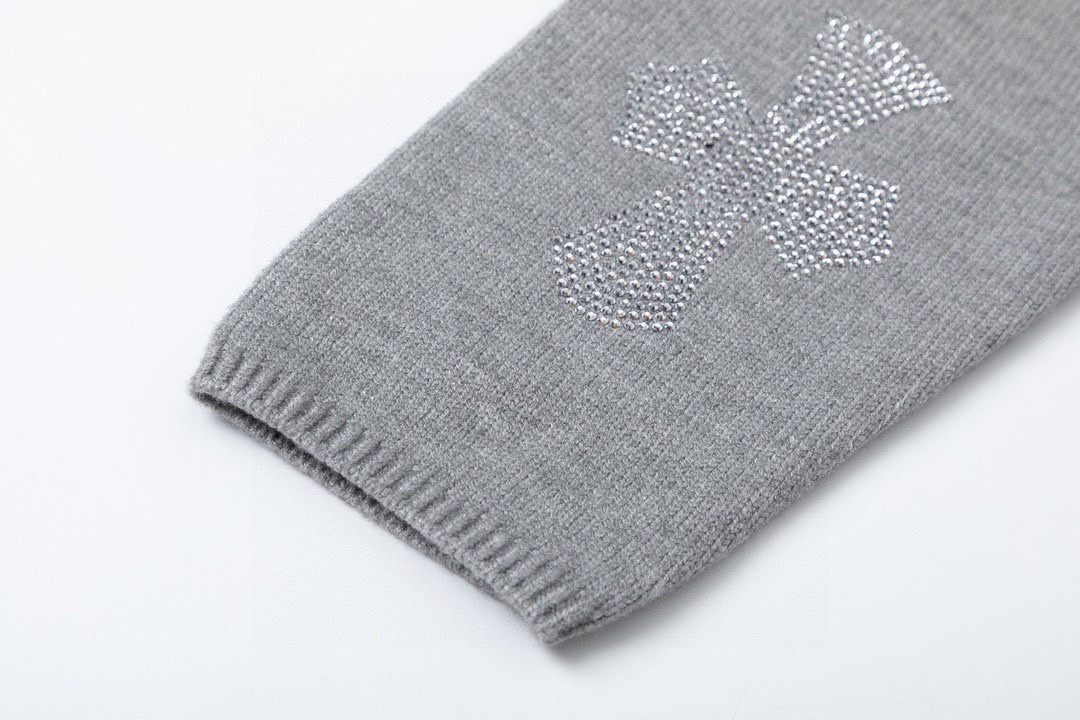 Chrome Hearts Crusade Classic Heavy Crooked Drilling Shirts: Stylish Sweater Coat Options - 图片 7